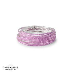 Park Lane DRAGON FRUIT Bracelet Set stackable stretch Lavender lilac silver NWT